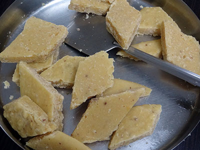 tasty 7 cup burfi or seven cup sweet