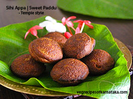 sweet paddu or appa recipe