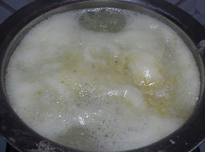 boiling mango rasam or appe kayi saaru
