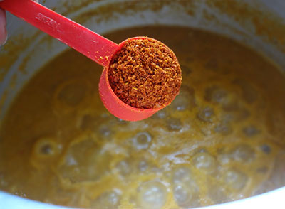 rasam or sambar powder for hitikida avarekalu saaru