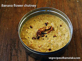 banana flower chutney recipe