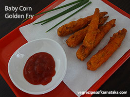 baby corn golden fry recipe