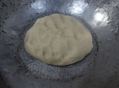 soft dough for badam puri or badami poori