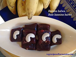 balehannu or banana halwa recipe