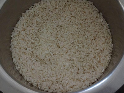 rinsed rice for basale pundi
