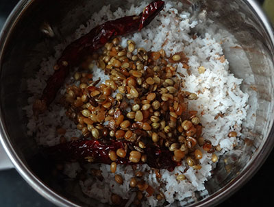 grinding masala for basale pundi