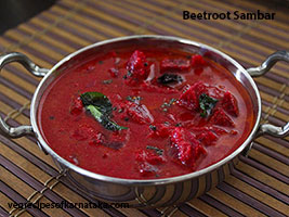 beetroot sambar recipe