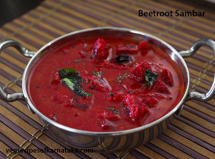 beetroot sambar recipe