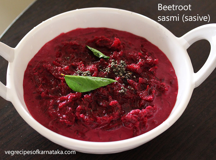 beetroot sasmi or gravy