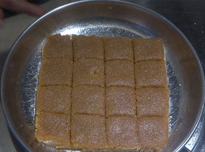 bella kayi burfi or coconut jaggery burfi