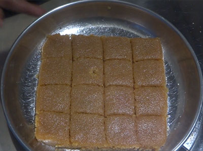 bella kayi burfi or coconut jaggery burfi