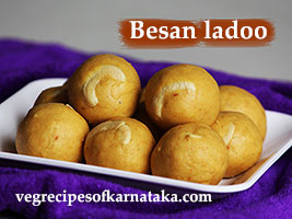 besan laddu or ladoo recipe