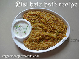 karnataka bisibele bath recipe