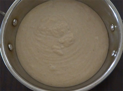 batter for bread paddu or appe