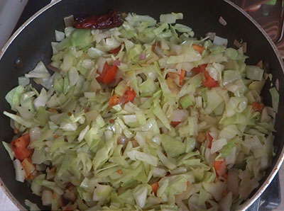 salt for cabbage chutney or kosu chutney