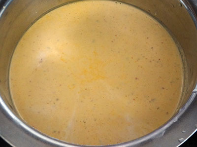 watery batter for cabbage dosa or cabbage dose 