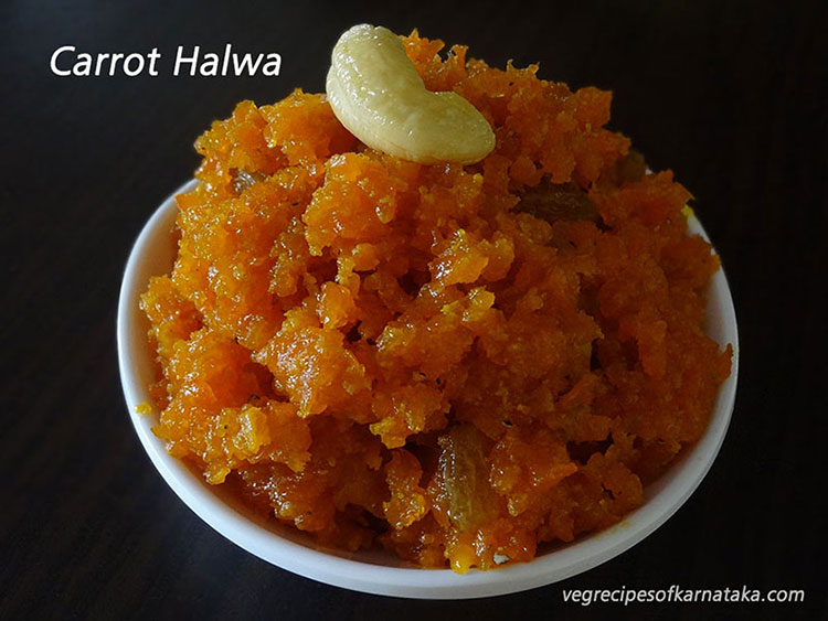 easy carrot halwa recipe
