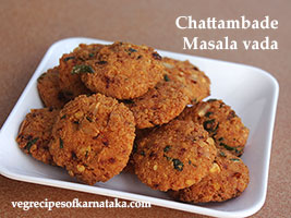 masala vada or masale vade