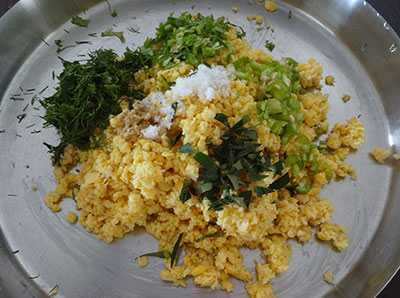 spices for masala vada or masala vade or chattambade or ambode