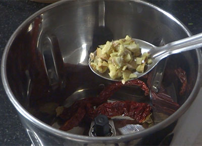 grinding soaked dal for masala vada or masala vade or chattambade or ambode