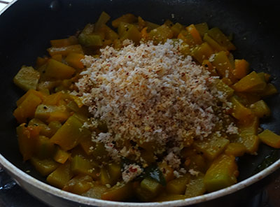 ground masala for sihi kumbalakai palya or pumpkin stir fry
