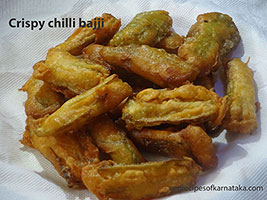 crispy chilli bajji recipe