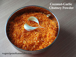 garlic chutney powder recipe