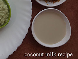 coconut milk recipe