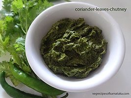 coriander leaves dry chutney recipe