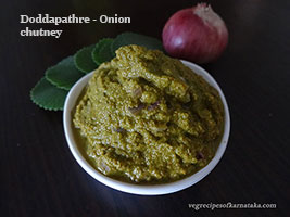 doddapatre onion chutney recipe