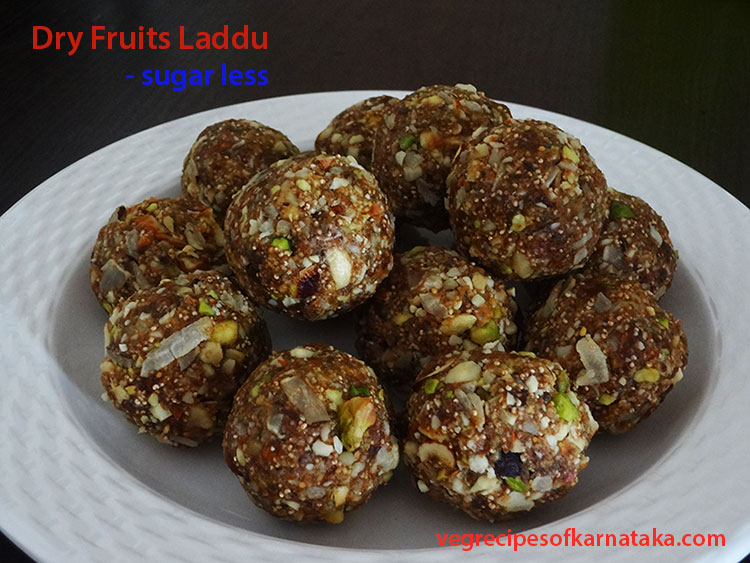 dry fruits laddu or ladoo recipe