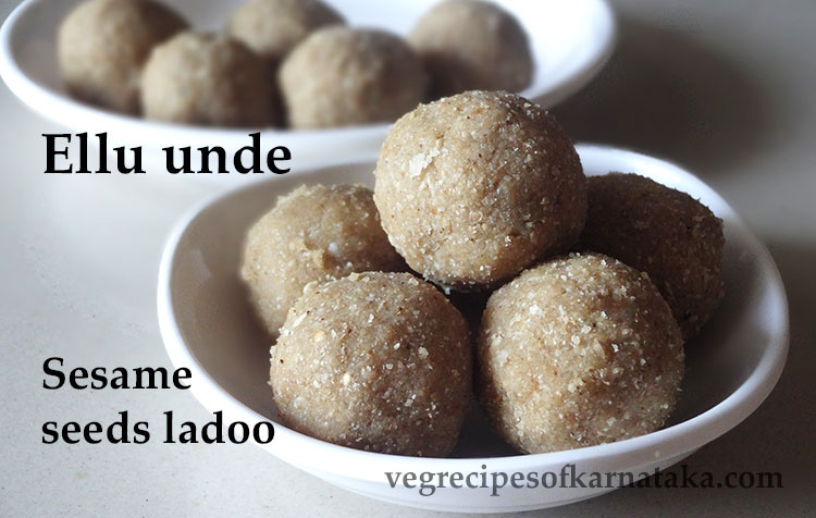 ellu unde or sesame seeds ladoo recipe