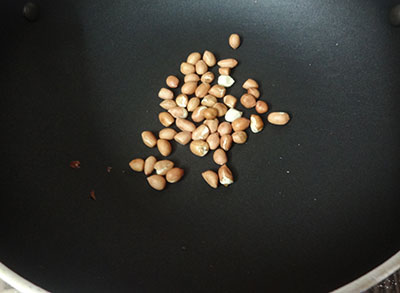 roasting peanuts for ennegayi recipe