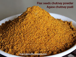 flax seeds chutney powder recipe