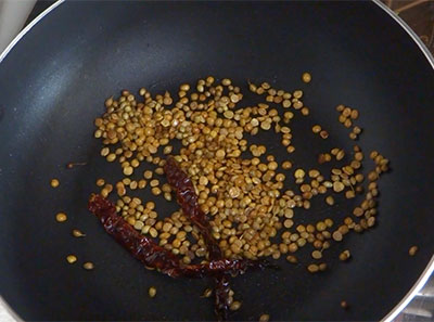 roasted spices for goddu saaru or instant rasam recipe