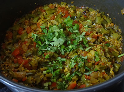 mix and serve gorikayi gojju or cluster beans curry