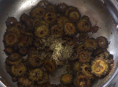 fennel seeds for hagalakayi or bitter gourd fry