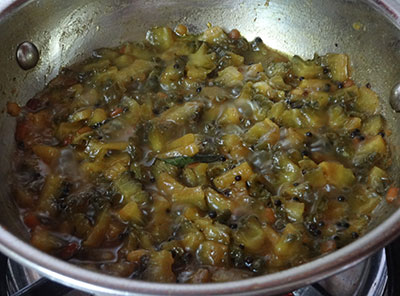 salt, jaggery and tamarind for hagalakayi palya or bitter gourd stir fry