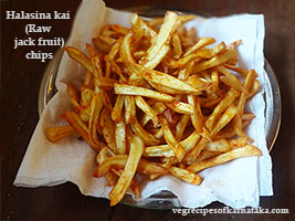 raw jackfruit chips