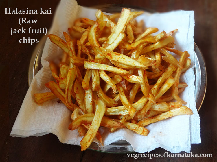 halasinakai or raw jackfruit chips recipe