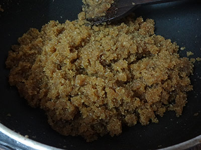stuffing for wheat flour kayi holige or kayi obbattu