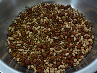 drying lentils or legumes for hurigalu or hurgaalu or hurigaalu