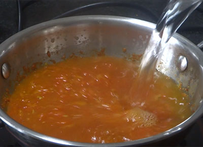 water for immunity boosting rasam or quick simple saaru