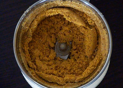 grinding instant chutney mix or ready mix
