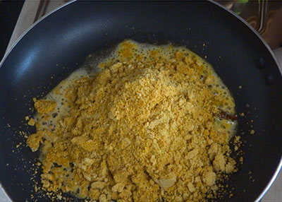 preparing instant chutney mix or ready mix
