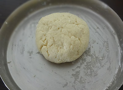 Loose and soft dough for soft gulab jamun using instant or ready mix.