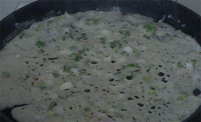 making jolada dose or jowar dosa recipe