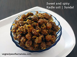sweet and spicy kadle usli