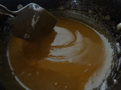 loose flowing dough for athrasa or kajjaya