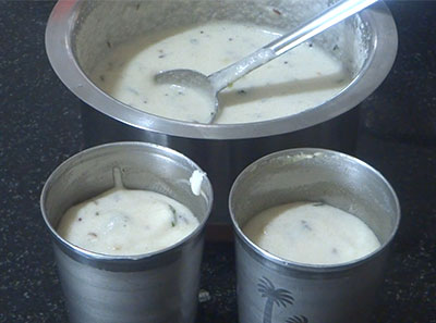 cooked kanchipuram idli or masala kadubu